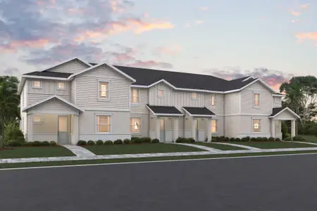New construction Townhouse house 8015 Seaflower Pkwy, Bradenton, FL 34210 plan Annapolis - Townhomes - image