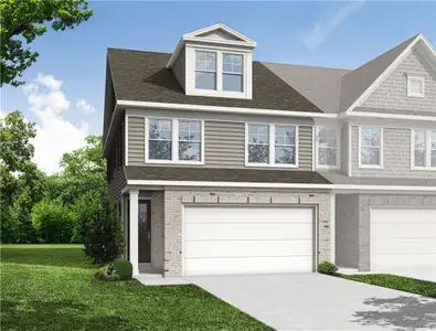 New construction Townhouse house 6415 Pinin Pl, Cumming, GA 30041 - image