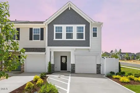 New construction Townhouse house 934 Kensley Grove Ln, Unit #60, Fuquay Varina, NC 27526 plan Litchfield - image