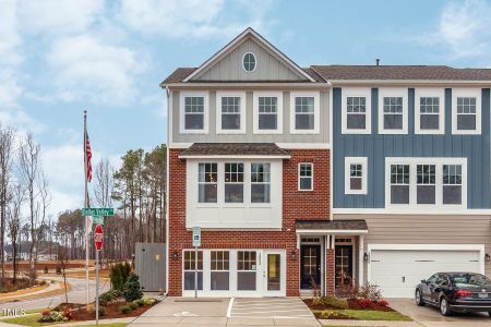 New construction Townhouse house 2333 Bay Minette Station, Apex, NC 27502 - photo 0