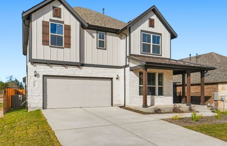 New construction Single-Family house 600 Canyoncrest Wy, Liberty Hill, TX 78642 plan Beaumont - image