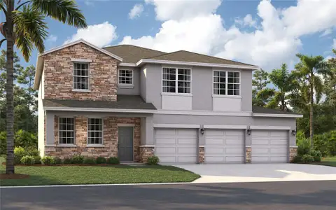 New construction Single-Family house 1342 Dunblane Wy Ne, Palm Bay, FL 32905 plan Chester - image