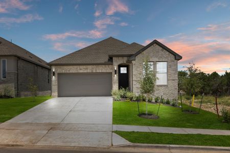 New construction Single-Family house 425 Hickory Springs Trl, Georgetown, TX 78628 plan Kendalia - image