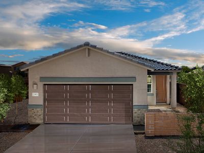New construction Single-Family house 6854 W Sweetshade Ln, Tucson, AZ 85757 plan Turquoise - image