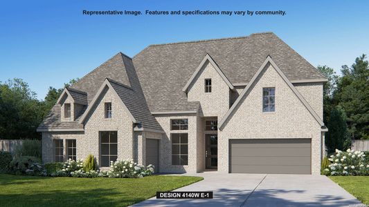 New construction Single-Family house 19 Enia Cir, San Antonio, TX 78257 plan 4140W - image