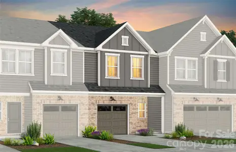 New construction Townhouse house 14010 Steller St, Charlotte, NC 28269 plan Landis - image