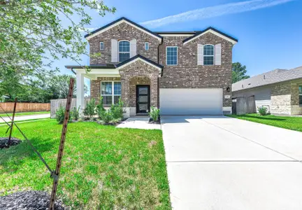 New construction Single-Family house 14343 Azalea Tree Dr, Magnolia, TX 77354 plan The Somerville (3L16) - image