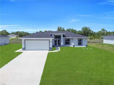 New construction Single-Family house 1023 Pilgrim St E, Lehigh Acres, FL 33974 - image