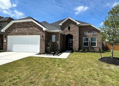 New construction Single-Family house 2502 Shallow Lake Ln, Iowa Colony, TX 77583 - image