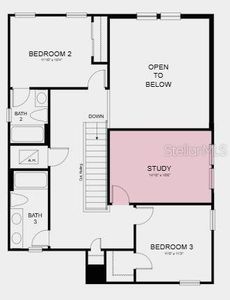 Structural options added include: pocket sliding door to covered lanai with outdoor kitchen rough-in; second floor study.