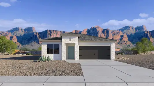 New construction Single-Family house 25432 W Bowker St, Buckeye, AZ 85326 plan Abbot - image