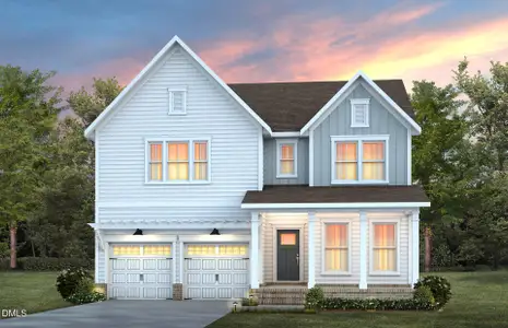 New construction Single-Family house 420 Willow Vale Ave, Knightdale, NC 27545 plan Stonebrook - image