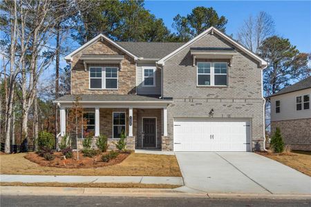 New construction Single-Family house 1495 Auburn Glen Road, Dacula, GA 30019 Trenton- photo 0