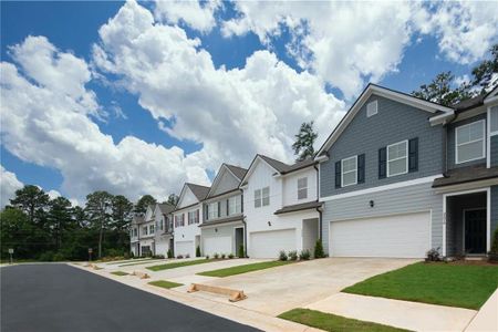 New construction Townhouse house 107 Buckingham Ln, Hoschton, GA 30548 Edmund- photo 0