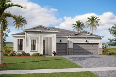 New construction Single-Family house 10305 Sw Carnelian St, Port St. Lucie, FL 34987 plan Harbor - image