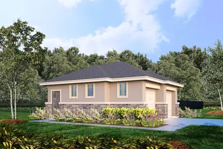 New construction Single-Family house Bertram, TX 78605 plan Garage - image