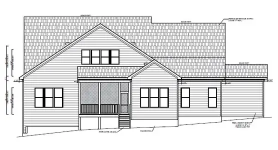 New construction Single-Family house 275 Gaines Trl, Pittsboro, NC 27312 plan Hamilton - image