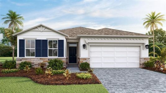 New construction Single-Family house 18232 Beach Ranch Ter, Lakewood Ranch, FL 34211 plan Delray - image