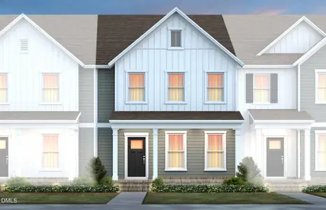 New construction Townhouse house 849 Weavers Abbey Pl, Knightdale, NC 27545 - image