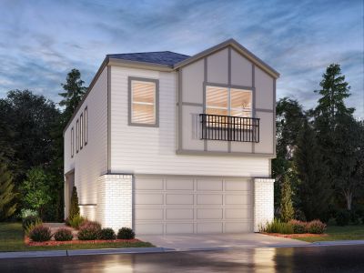 New construction Townhouse house 19943 Emerald Bend Wy, Atascocita, TX 77346 plan The Caden (S130) - image