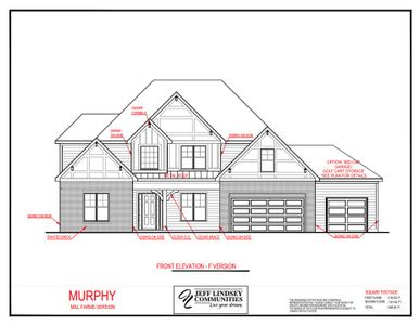 New construction Single-Family house Peachtree City, GA 30269 plan Murphy F - image