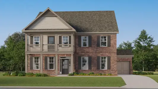 New construction Single-Family house 4545 Manning Dr, Cumming, GA 30028 plan Darlington With Basement - image