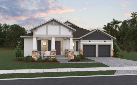 New construction Single-Family house 5995 Flowering Cherry Bnd, Winter Garden, FL 34787 plan Arlington - image