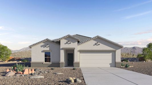 New construction Single-Family house 9311 W Wild Spring Dr, Marana, AZ 85653 plan Kingston - Plan H40K - image