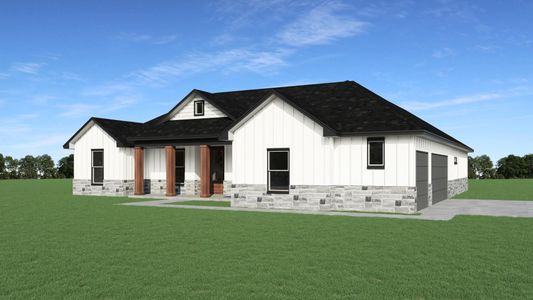New construction Single-Family house 107 Draper Ln, Bertram, TX 78605 Longhorn- photo 0