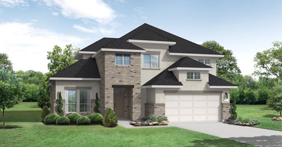 New construction Single-Family house 143 Mineral River Lp, Kyle, TX 78640 plan Brookshire - image