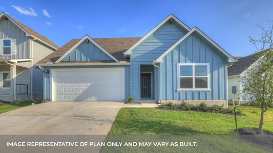 New construction Single-Family house 104 N Richland Dr, Lockhart, TX 78644 The Lakeway- photo 0