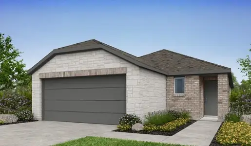 New construction Single-Family house 14109 Matterod Dr, Del Valle, TX 78617 plan Eagle - image