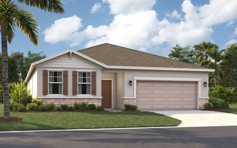 New construction Single-Family house 3724 Dusty Miller Pl, Lake Hamilton, FL 33851 plan The Webber - image
