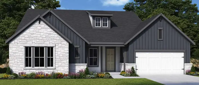 New construction Single-Family house 155 Rees Landing Rd, Spicewood, TX 78669 plan The Rockmoor - image