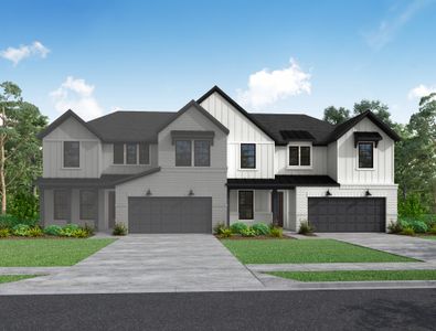 New construction Duplex house 9233 Soda Canyon Ln, Porter, TX 77365 plan Prosperity - image
