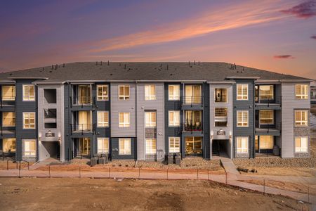 New construction Townhouse house 16635 Askins Loop, Parker, CO 80134 - photo 0