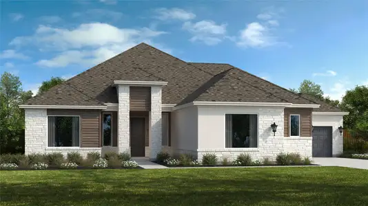New construction Single-Family house 3336 Emerald Lake Path, Georgetown, TX 78628 plan Alamito - image