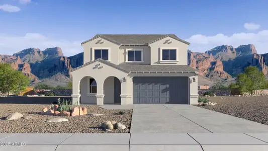 New construction Single-Family house 24206 W Hacienda Ave, Buckeye, AZ 85326 plan Crow - image