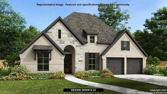 New construction Single-Family house 5719 Tug Point, New Braunfels, TX 78130 Design 2944W- photo 0