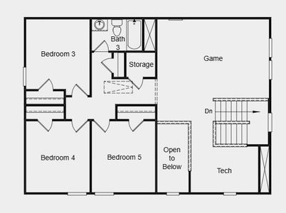 Floor plan level 2