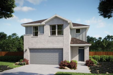 New construction Single-Family house 11428 Crazy Alice Run, Austin, TX 78653 plan Carson - image