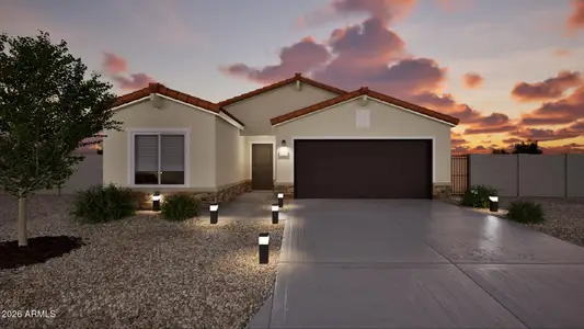 New construction Single-Family house 1345 W Inca Dr, Coolidge, AZ 85128 plan Saguaro - image