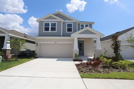 New construction Single-Family house 5932 Golden Nettle Drive, Apollo Beach, FL 33572 The Kingsbridge- photo 0