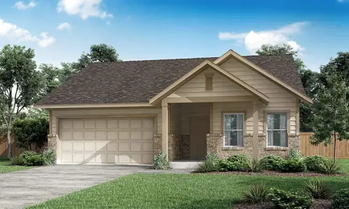 New construction Single-Family house 112 Mathew St, Bertram, TX 78605 plan Ford - image