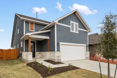 New construction Single-Family house 129 Clover Bnd, Liberty Hill, TX 78642 plan McKinney - image