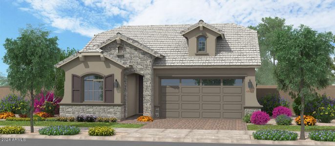 New construction Single-Family house 22437 E Cattle Dr, Queen Creek, AZ 85142 Prairie- photo 0