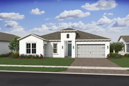 New construction Single-Family house 10200 Nw Field Flower Trl, Port St. Lucie, FL 34987 plan Bell - image