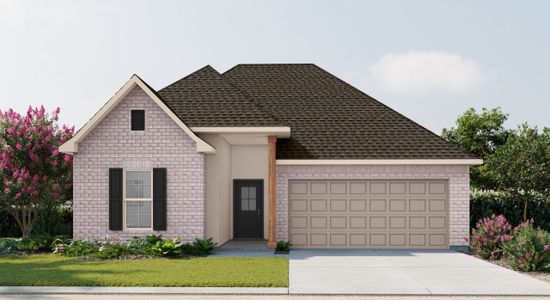 New construction Single-Family house 6849 Arbor Wy, Orange, TX 77630 plan Trillium IV B - image