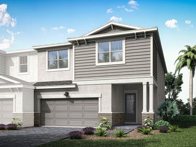 New construction Townhouse house 3534 Solange Court, Jensen Beach, FL 34957 - photo 0