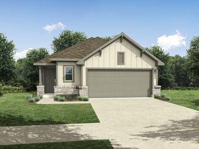 New construction Single-Family house 191 Hornet St, Elgin, TX 78621 plan Cypress | Trinity Ranch - image